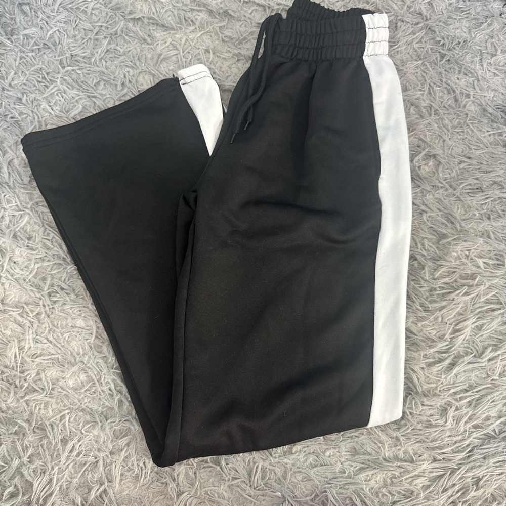 Women’s  Black and White Track Pants